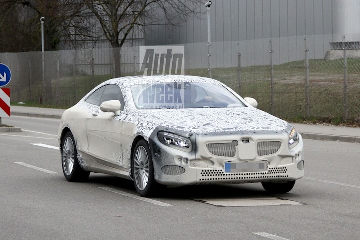 Mercedes-Benz S-klasse Coupé spionage