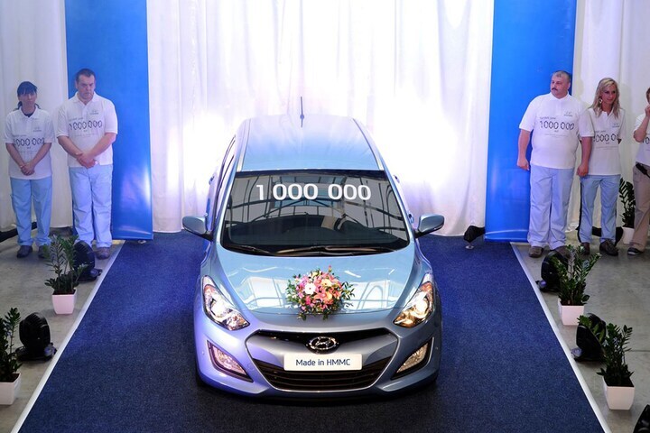 Miljoenste Tsjechische Hyundai