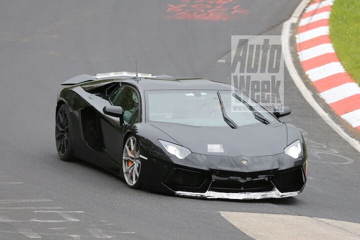 Lamborghini Aventador SV 'mule'