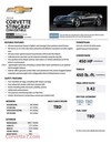 Chevrolet Corvette Stingray brochure gelekt