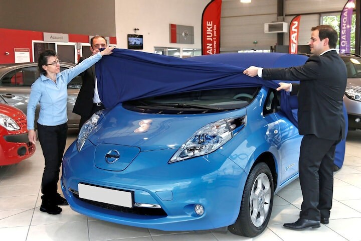 Tienduizendste Nissan Leaf