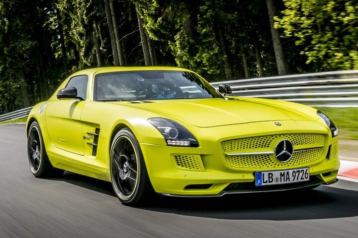 Mercedes SLS AMG Electric Drive Ringrecord