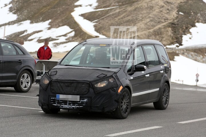 Ford Galaxy mule spionage