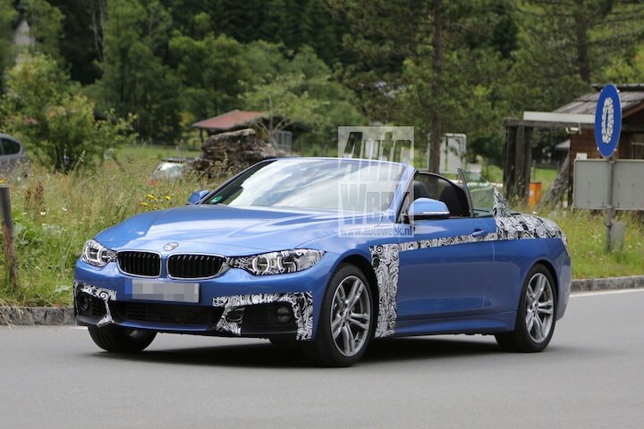 BMW 4-serie Cabrio spyshots
