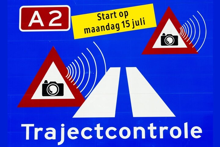 Trajectcontrole A2 Utrecht-Amsterdam (foto ANP)