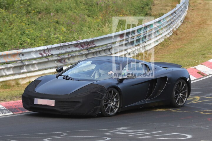 McLaren MP4-12C Spyshots