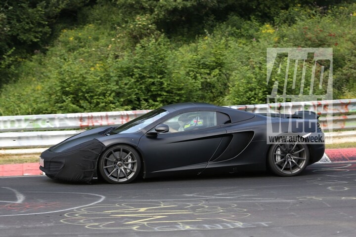 McLaren MP4-12C Spyshots
