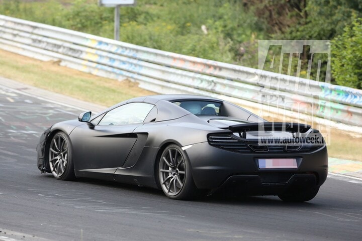 McLaren MP4-12C Spyshots