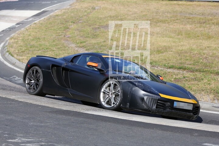 McLaren P13 spyshots
