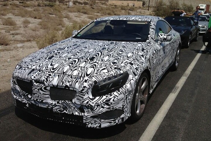 Mercedes S-klasse Coupé camouflage