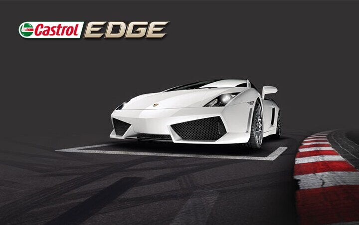 Lamborghini advertorial castrol