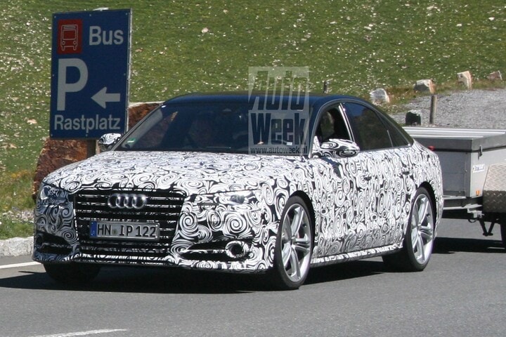 Audi S8 spyshots