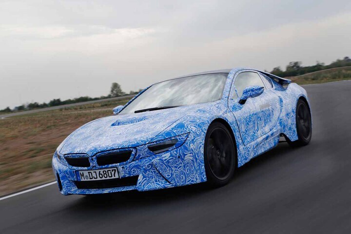 BMW i8 prototype testrit