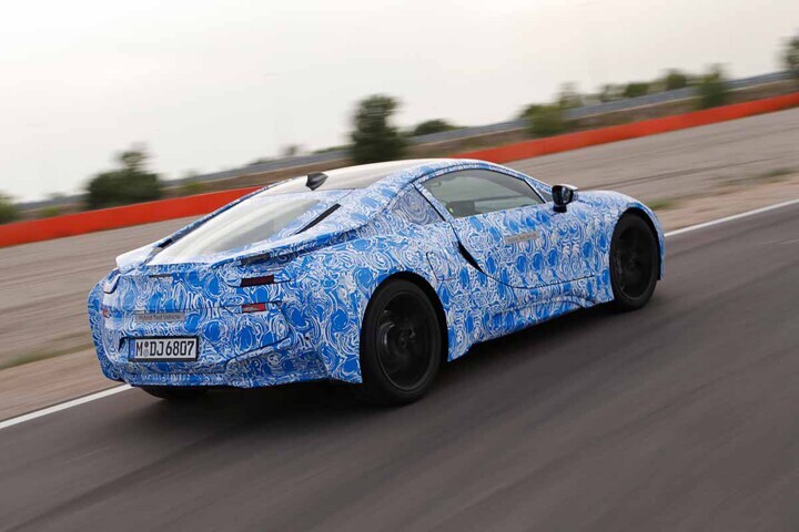 BMW i8 prototype testrit