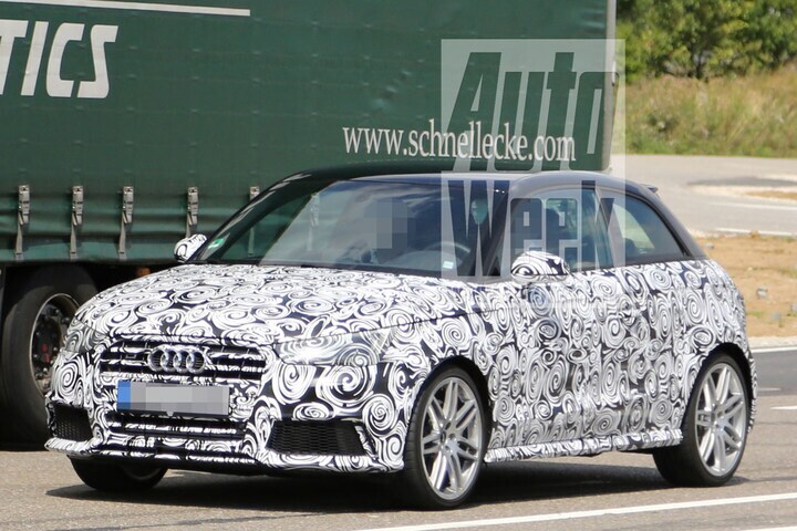 Audi A1 facelift spyshots