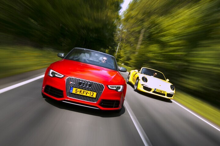 Audi RS5 Cabriolet - Porsche 911 4S Cabriolet