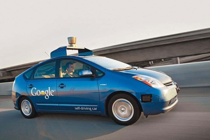 Toyota Prius Google self driving car