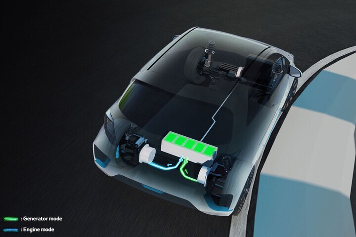 Toyota Yaris Hybrid-R aandrijflijn