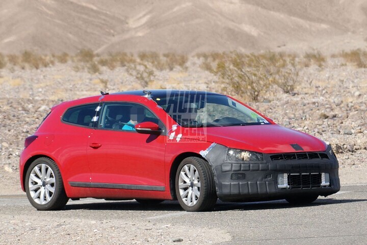 Volkswagen Scirocco spyshots