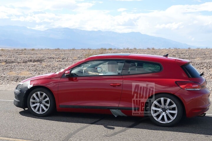 Volkswagen Scirocco spyshots