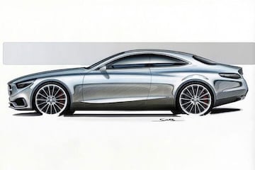 Mercedes-Benz S-klasse Coupé schetsen