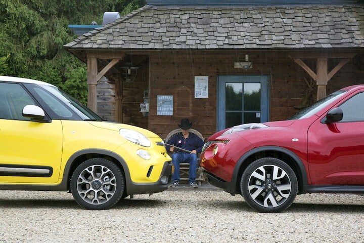 Nissan Juke en Fiat 500L magazine