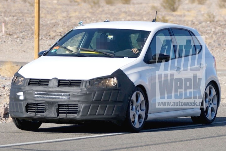 Volkswagen Polo Blue GT Spyshots