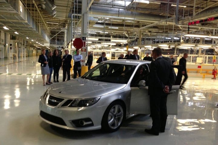 NEVS pre-productie Saab 9-3