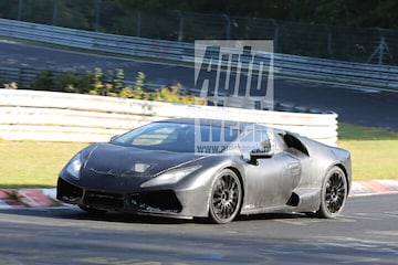 Lamborghini Cabrera Spyshots