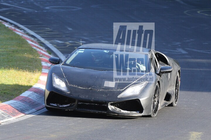 Lamborghini Cabrera Spyshots