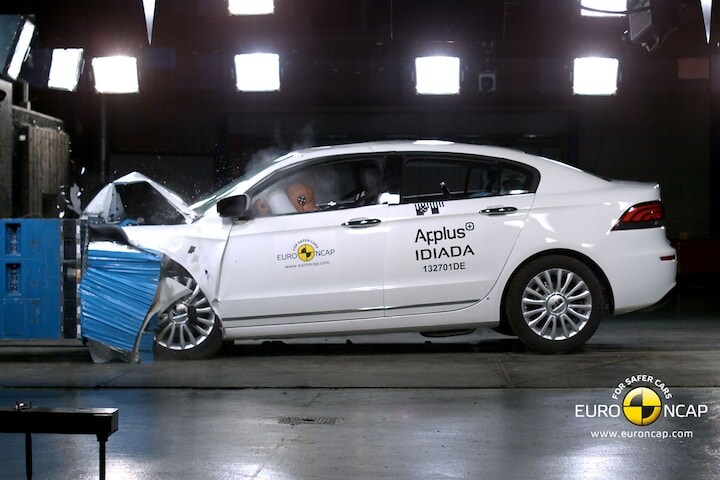 Qoros 3 sedan EuroNCAP