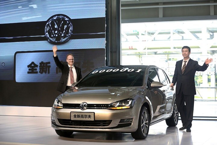 Volkswagen fabriekopening Foshan