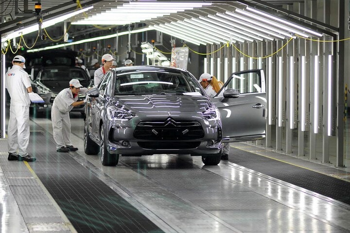 Productie Citroën DS5 in China