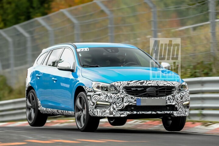 Volvo V60 Polestar spyshots