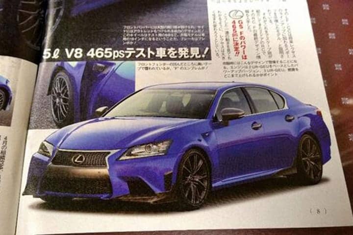 Lexus GS-F gelekt