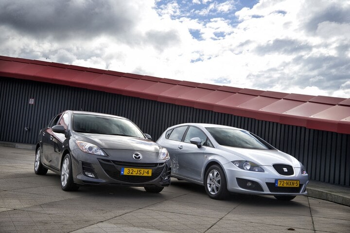 Dubbeltest - Mazda 3 - Seat Leon