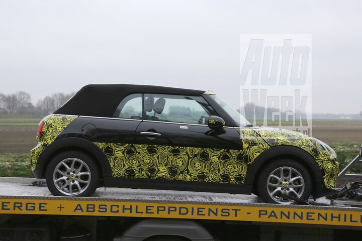 New Mini Cabrio spyshots