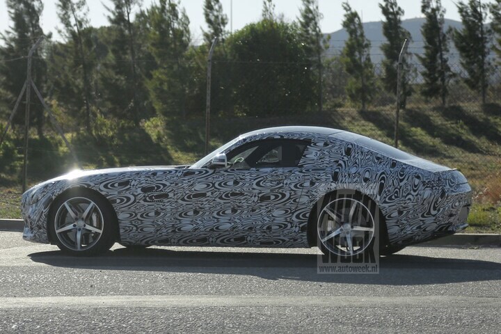 Mercedes AMG GT spyshots