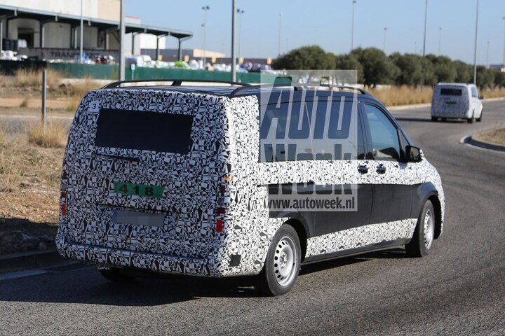 Mercedes-Benz Viano spyshots