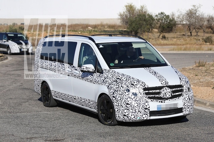 Mercedes-Benz Viano spyshots