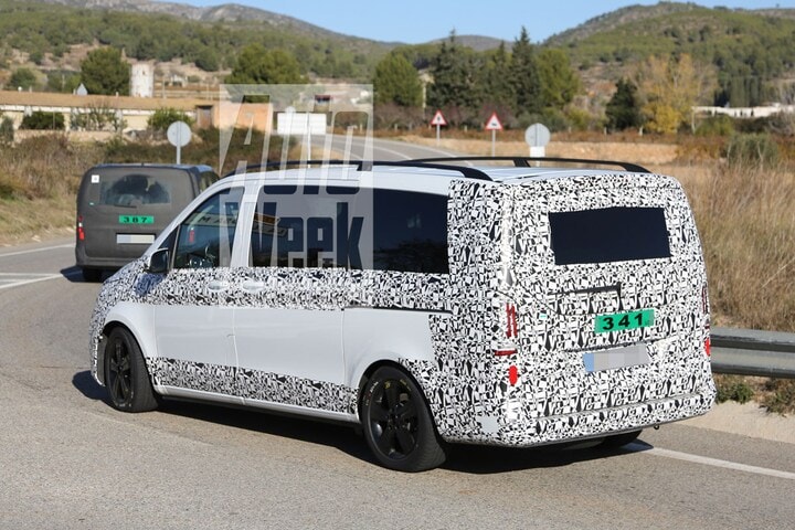 Mercedes-Benz Viano spyshots