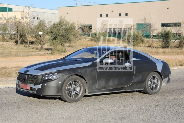 Mercedes-Benz S-klasse Coupé spyshots