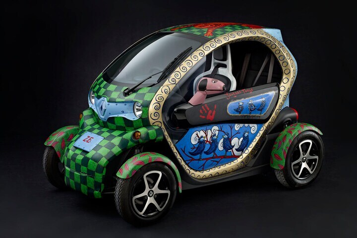 Renault Twizy beschilderd door Jacques Tange