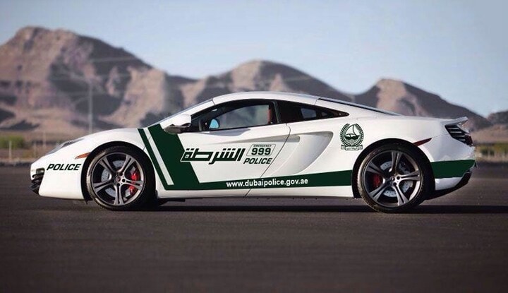 McLaren 12C politie Dubai