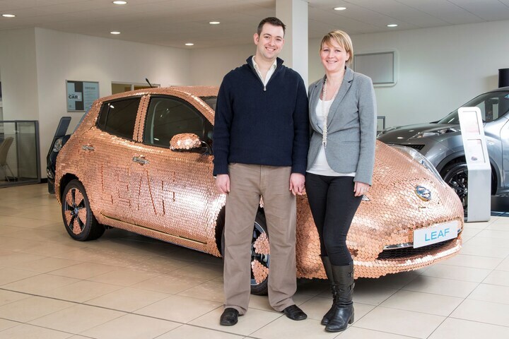 Nissan Leaf: 100.000 maal beplakt