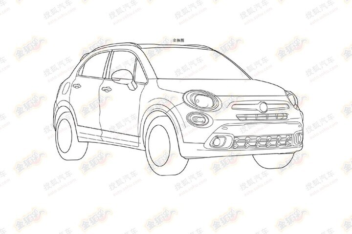 Patentschetsen Fiat 500X