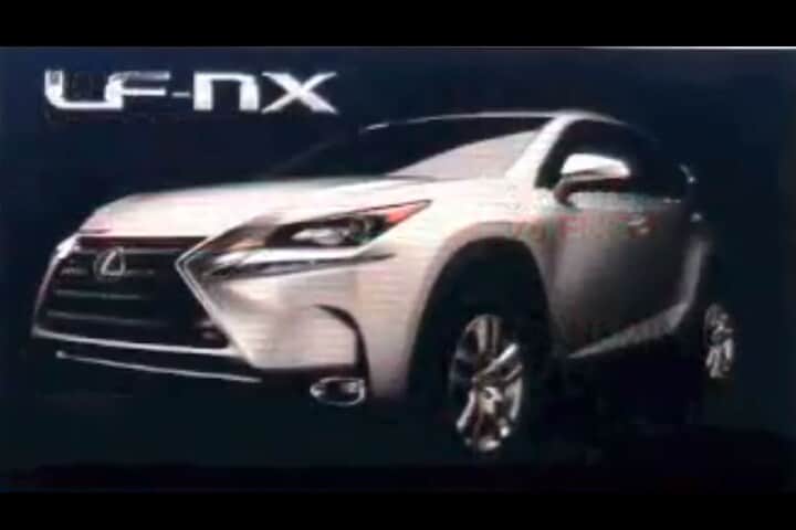 Productiemodel Lexus LF-NX gelekt