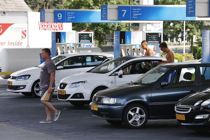 ANP - Goedkoop tanken in Duitsland