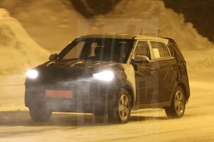 Hyundai ix25 spyshots