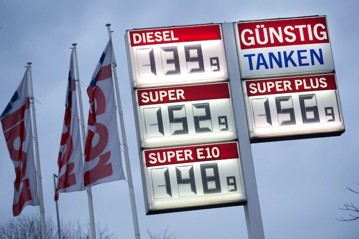Tankstation Duitsland (foto ANP)
